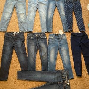 Lot of 9 jeans